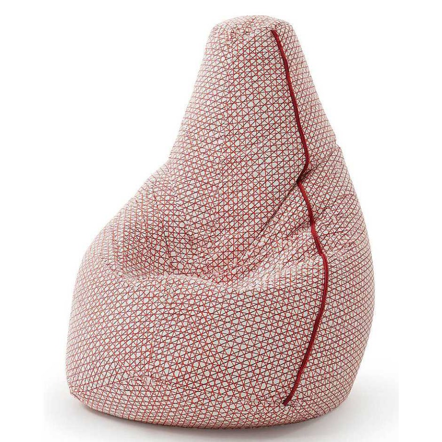 Zanotta Pouf | Sacco Goes Green | Pouf | Red