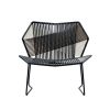 Moroso Single Armchairs | Tropicalia Armchair | Outdoor Armchair | Black-Black Quartz