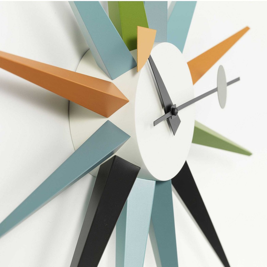 Vitra Clocks | Sunburst Clock | Multicolored