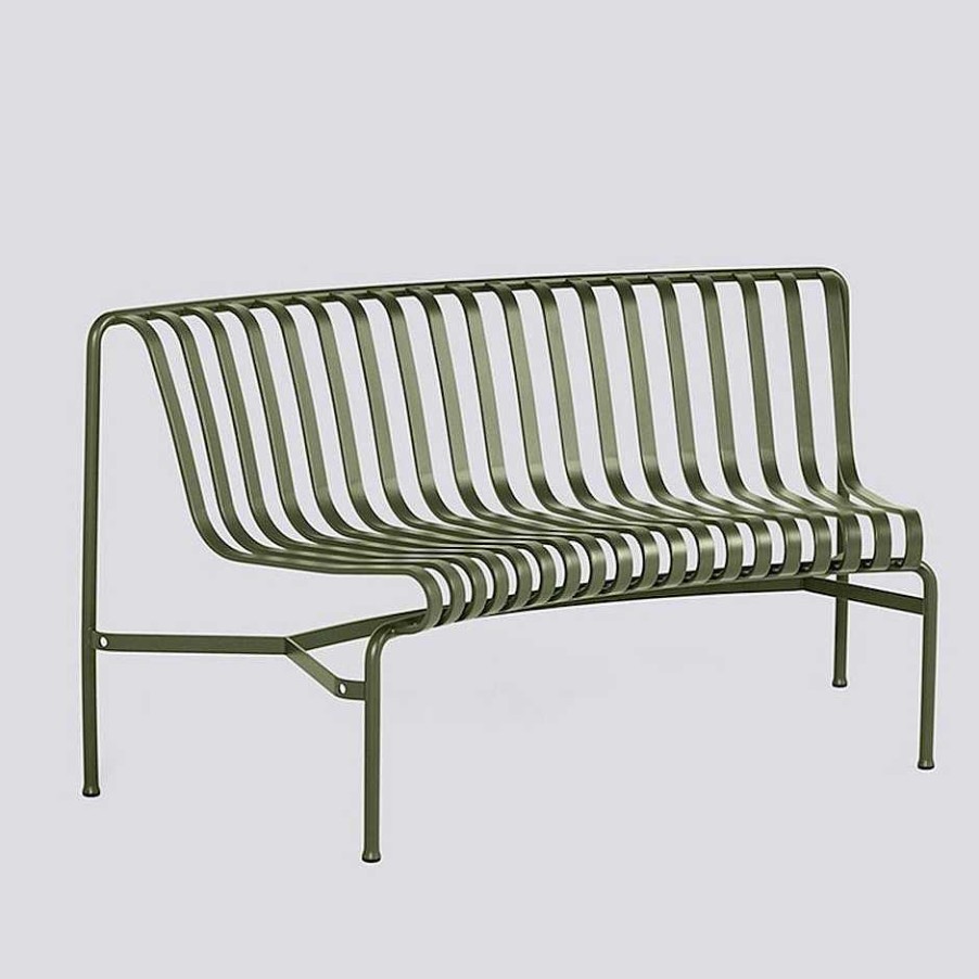 HAY Outdoor Chairs | Palissade Park Dining Bench | Outdoor Bench | Green