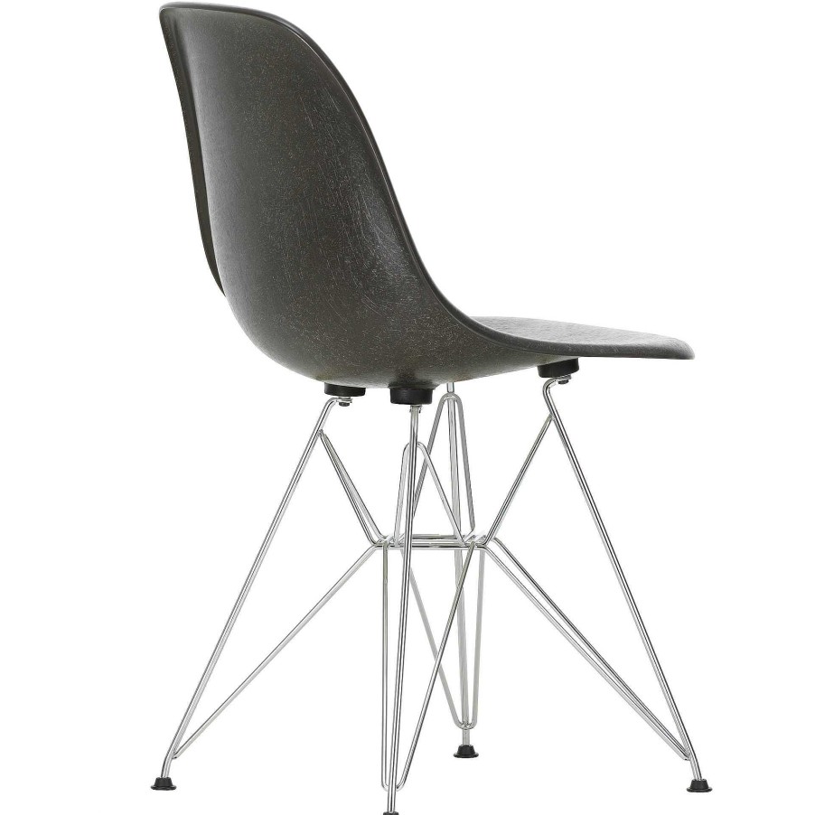 Vitra Chairs | Eames Fiberglass Side Chair Dsr | Eames Elephant Hide Grey - White