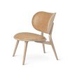 Mater Single Armchairs | The Lounge Chair | Natural Matte Lacquered Oak