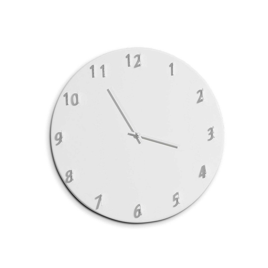 Porro Clocks | Sundial | Wall Clock - White