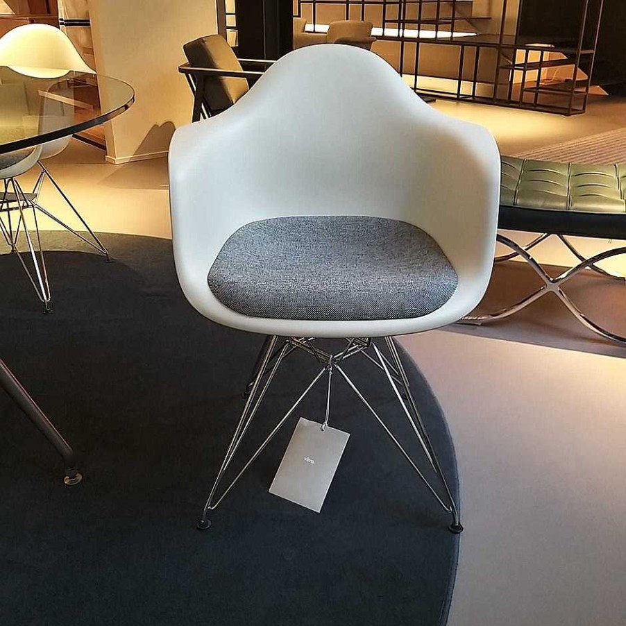 Vitra Chairs | Eames Plastic Armchair Dar| Pebble