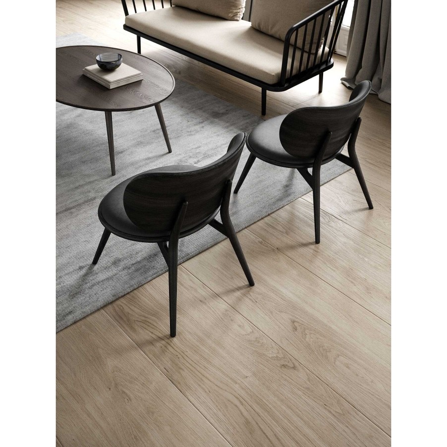 Mater Dining Tables | Accent Oval Lounge Table | Sirka Grey Stain Oak Wood