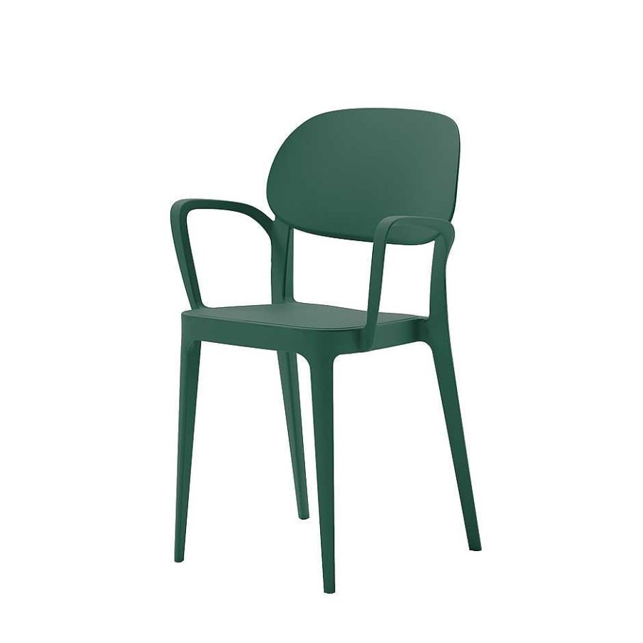 Alma Outdoor Chairs | Amy | Armchair | Forest Green