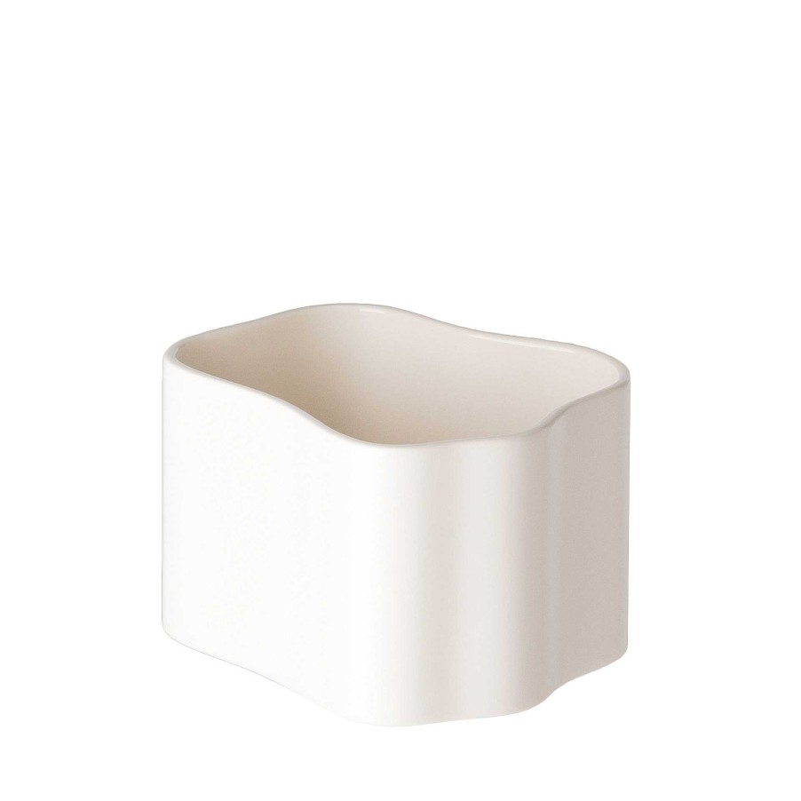 Artek Vases | Riihitie Plant Pot B | Polished White - Small