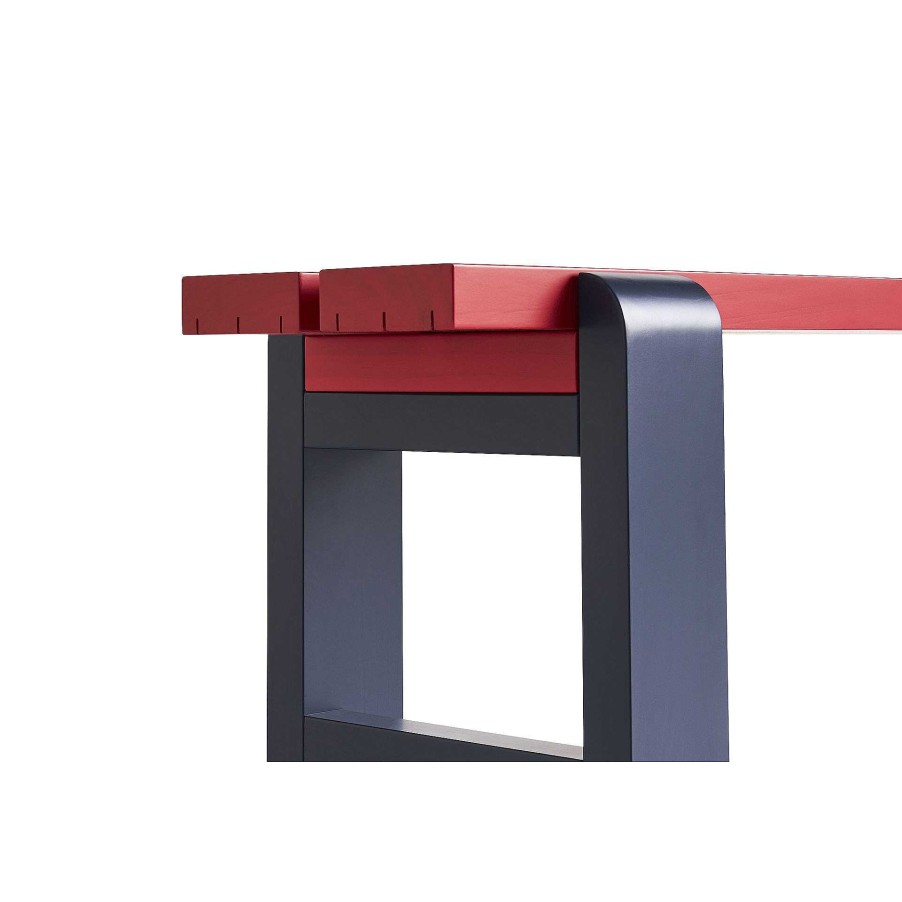 HAY Outdoor Chairs | Weekday Bench Duo | Bench | Blue-Red