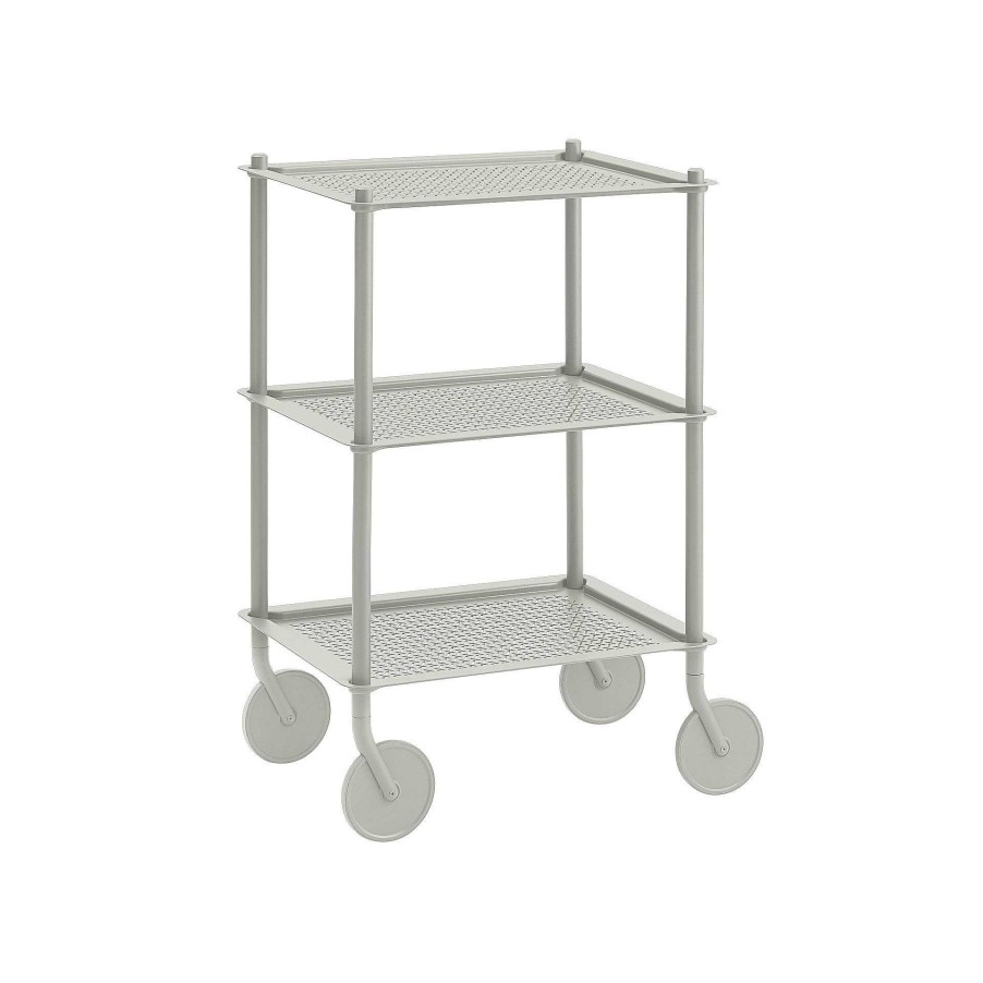 Muuto Coffee Tables | Flow Trolley | Trolley | Grey