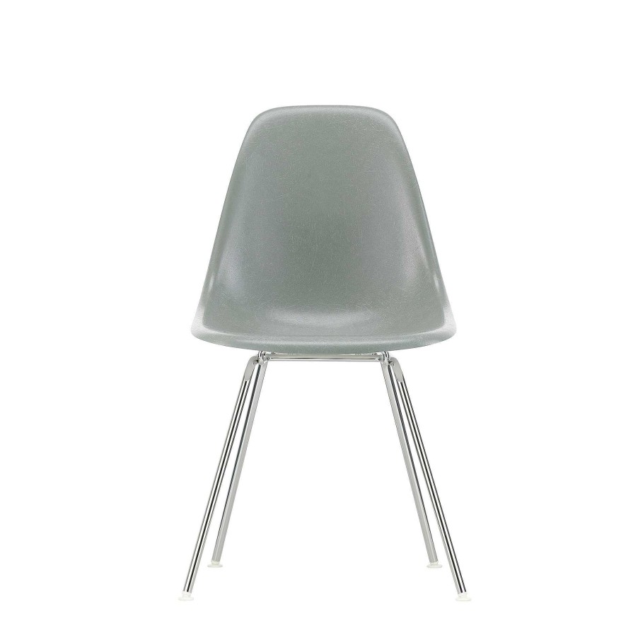 Vitra Chairs | Eames Fiberglass Side Chair Dsx | Chair | Sea Foam Green Chromed