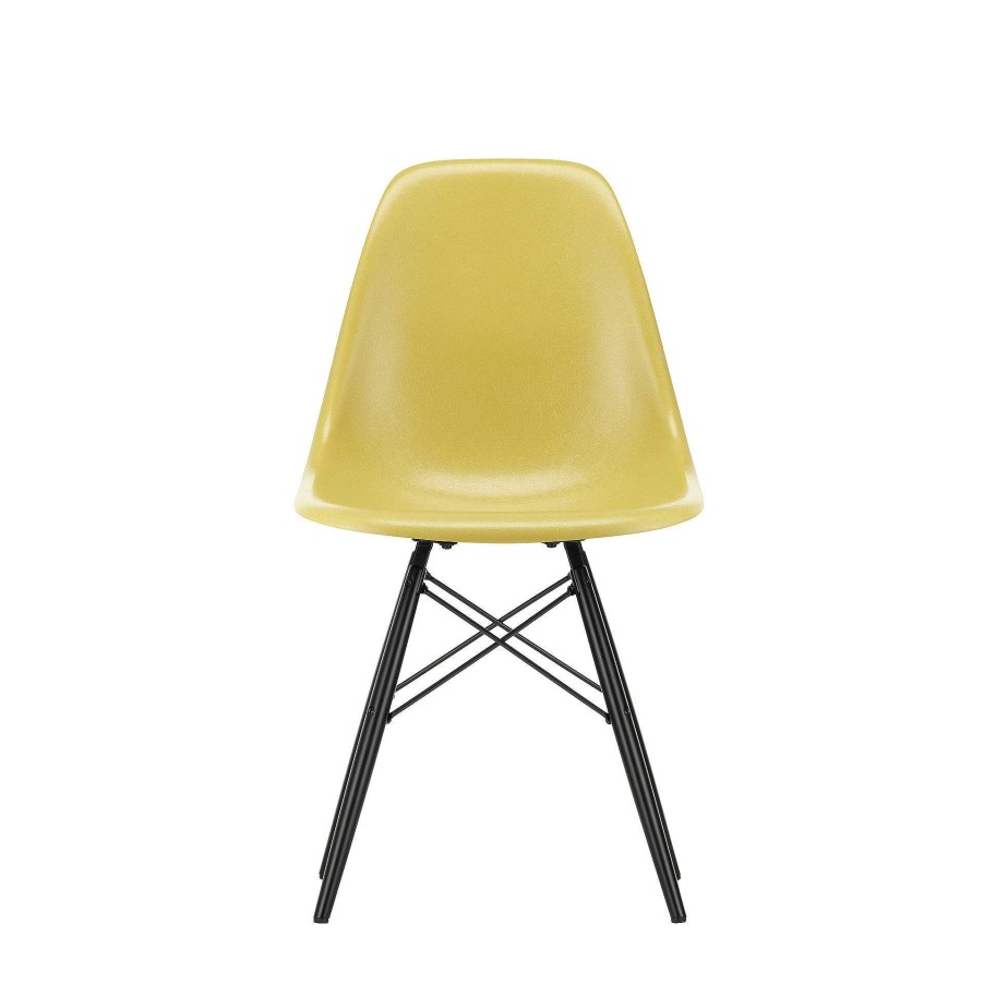 Vitra Chairs | Eames Plastic Chairs Dsr | Base Dark Powder-Coated - Sunlight