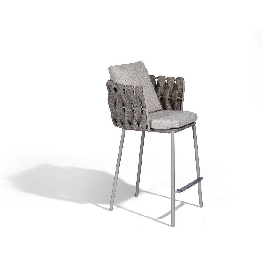 Tribù Outdoor Chairs | Tosca Counter Height Chair | Outdoor | Linen-10