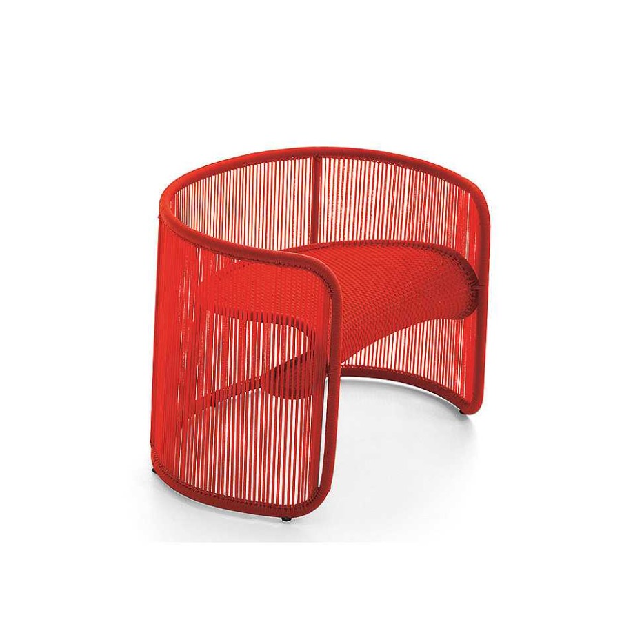 Moroso Pouf | M'Afrique Husk Stool S | Red