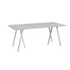 HAY Dining Tables | Loop Stand Table - Grey Linoleum / Grey Ash Edge