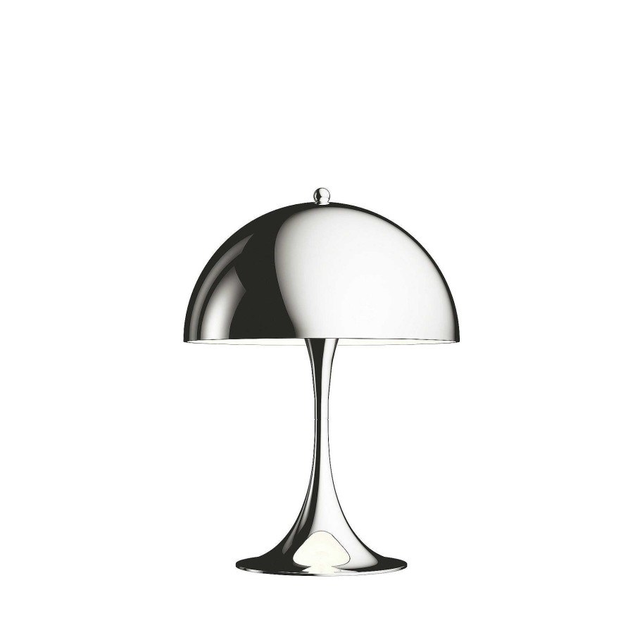 Louis Poulsen Pendant Lights | Panthella Table Mini | Table Lamp | Chrome | Ex Display